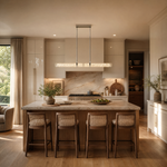 Glitter Modern Dining Room Chandelier Linear