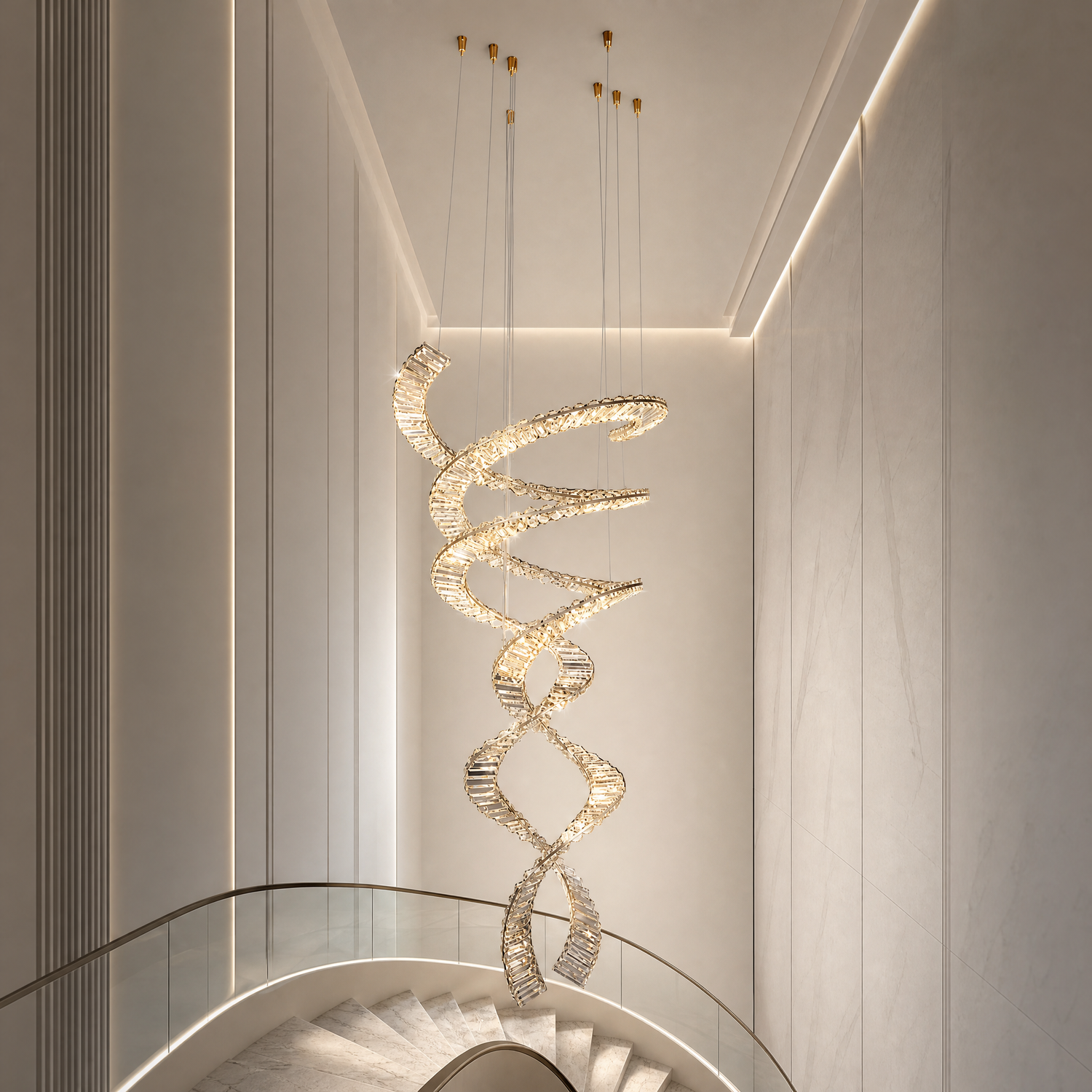 Globo Crystal Chandelier