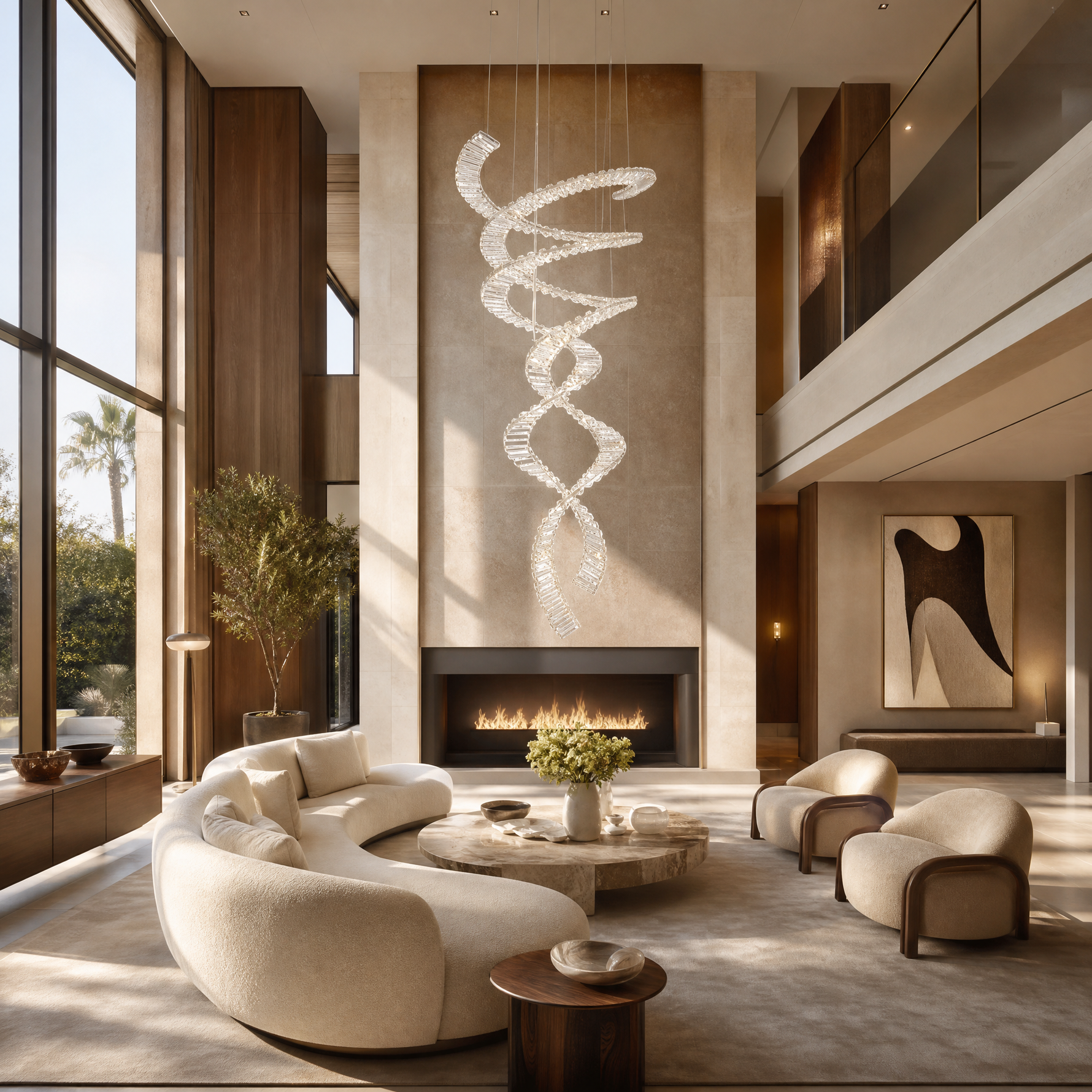 Globo Crystal Chandelier