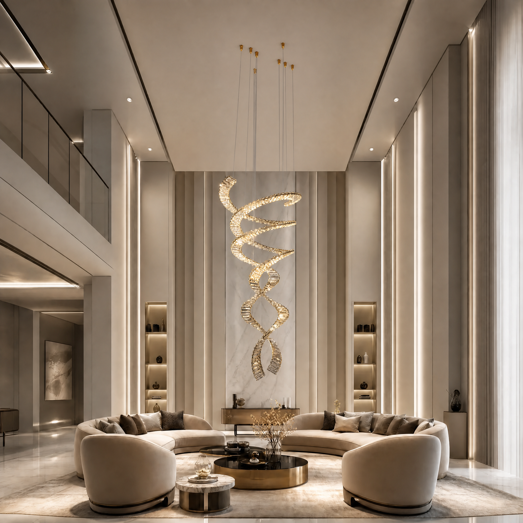 Globo Crystal Chandelier