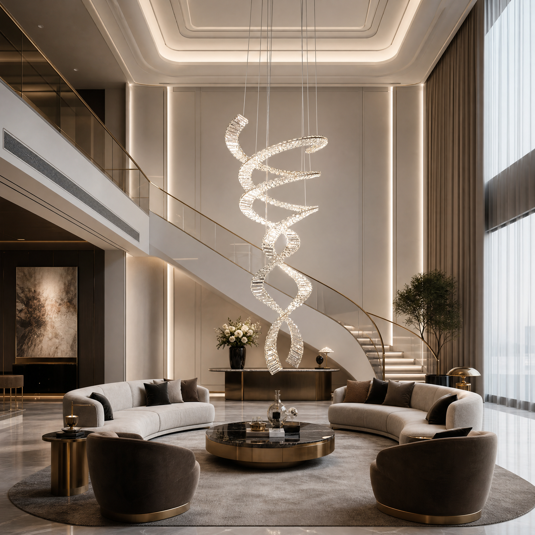 Globo Crystal Chandelier