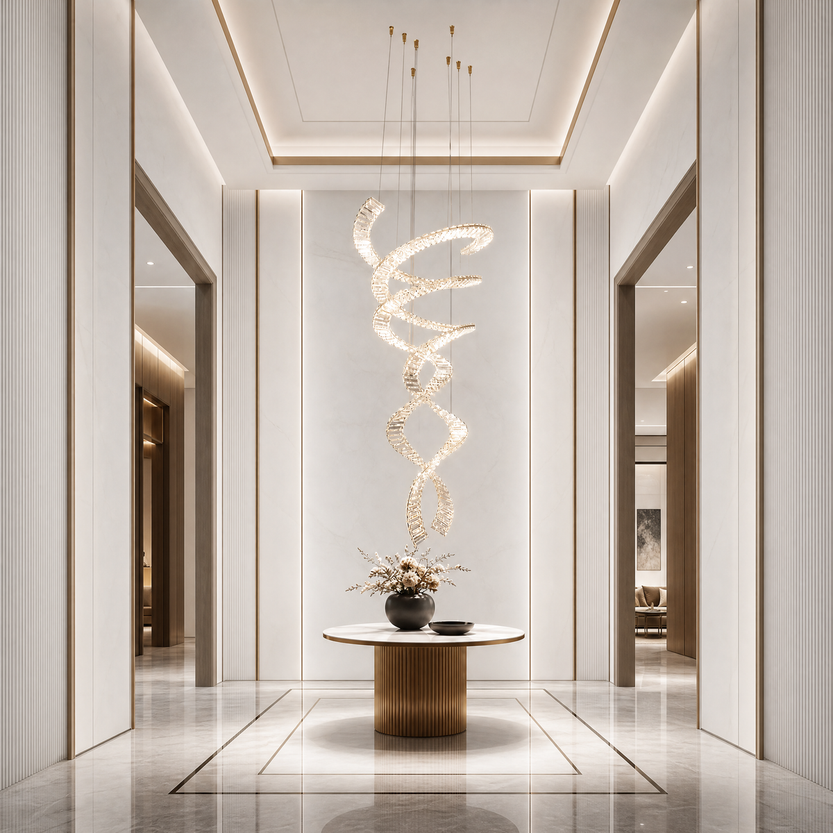 Globo Crystal Chandelier