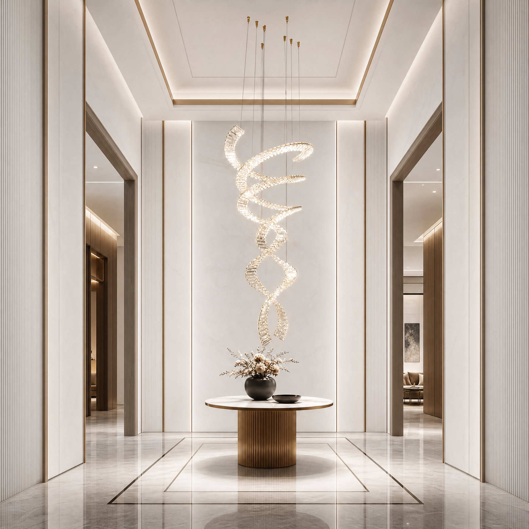 Globo Crystal Chandelier
