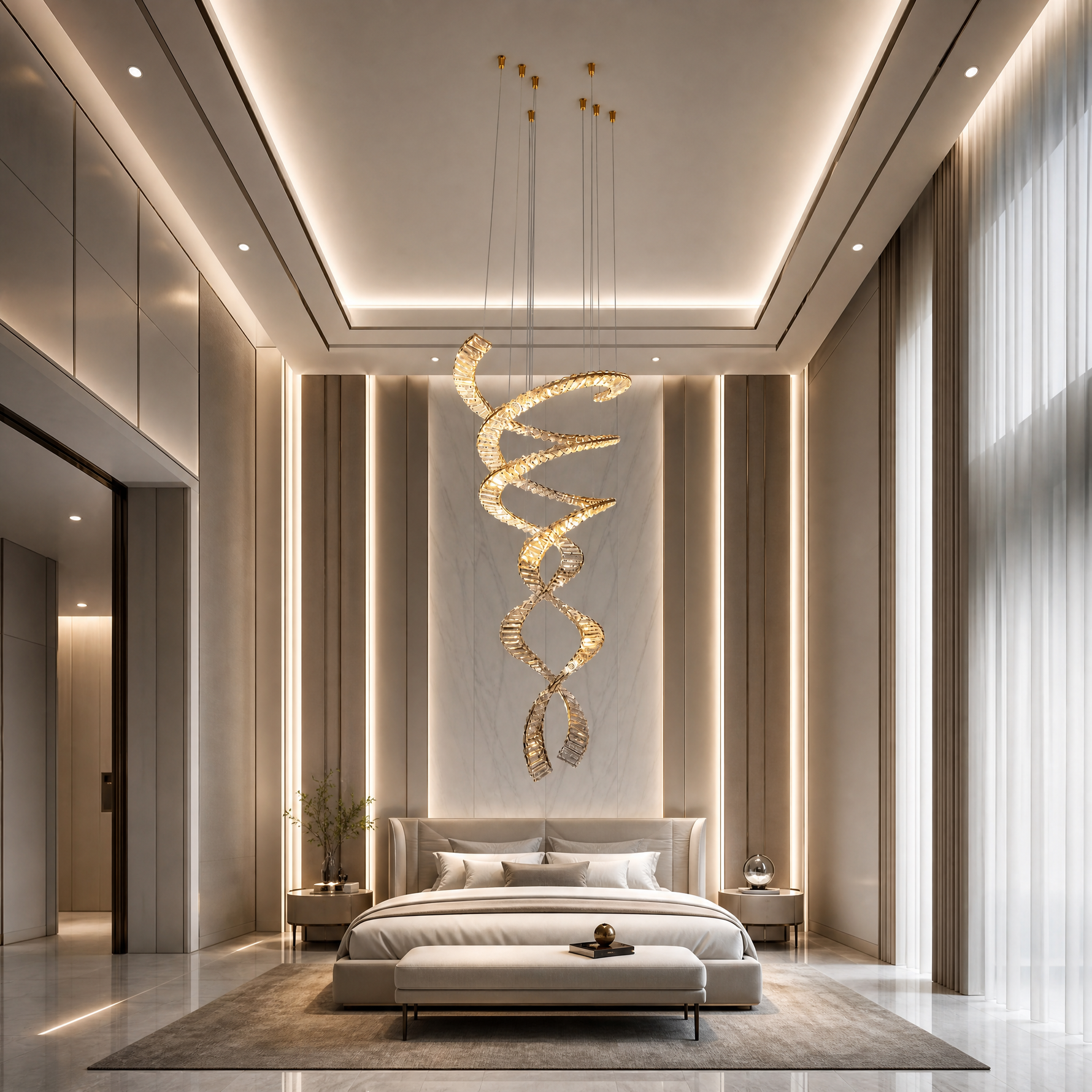 Globo Crystal Chandelier