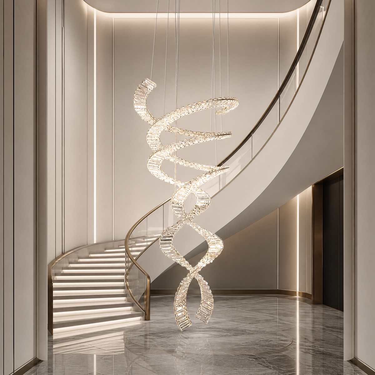 Globo Crystal Chandelier