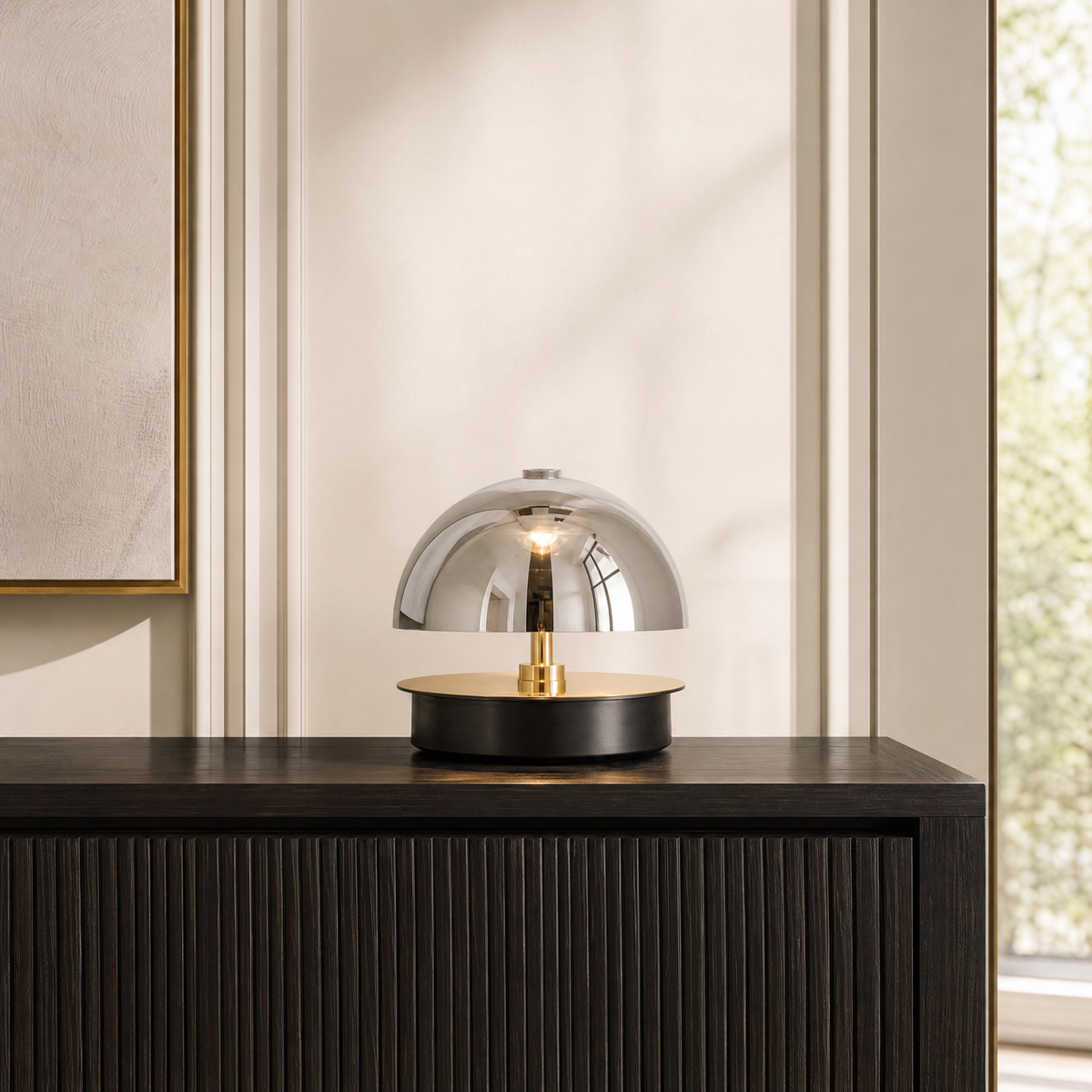 Glorious Frosted Glass Table Lamp