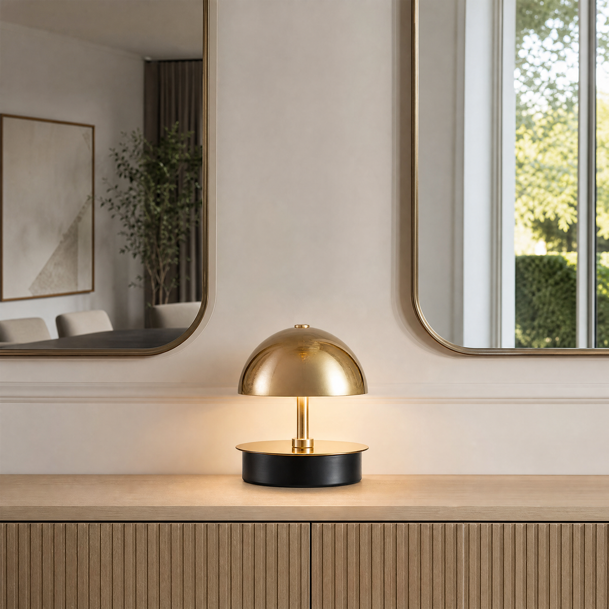 Glorious Frosted Glass Table Lamp
