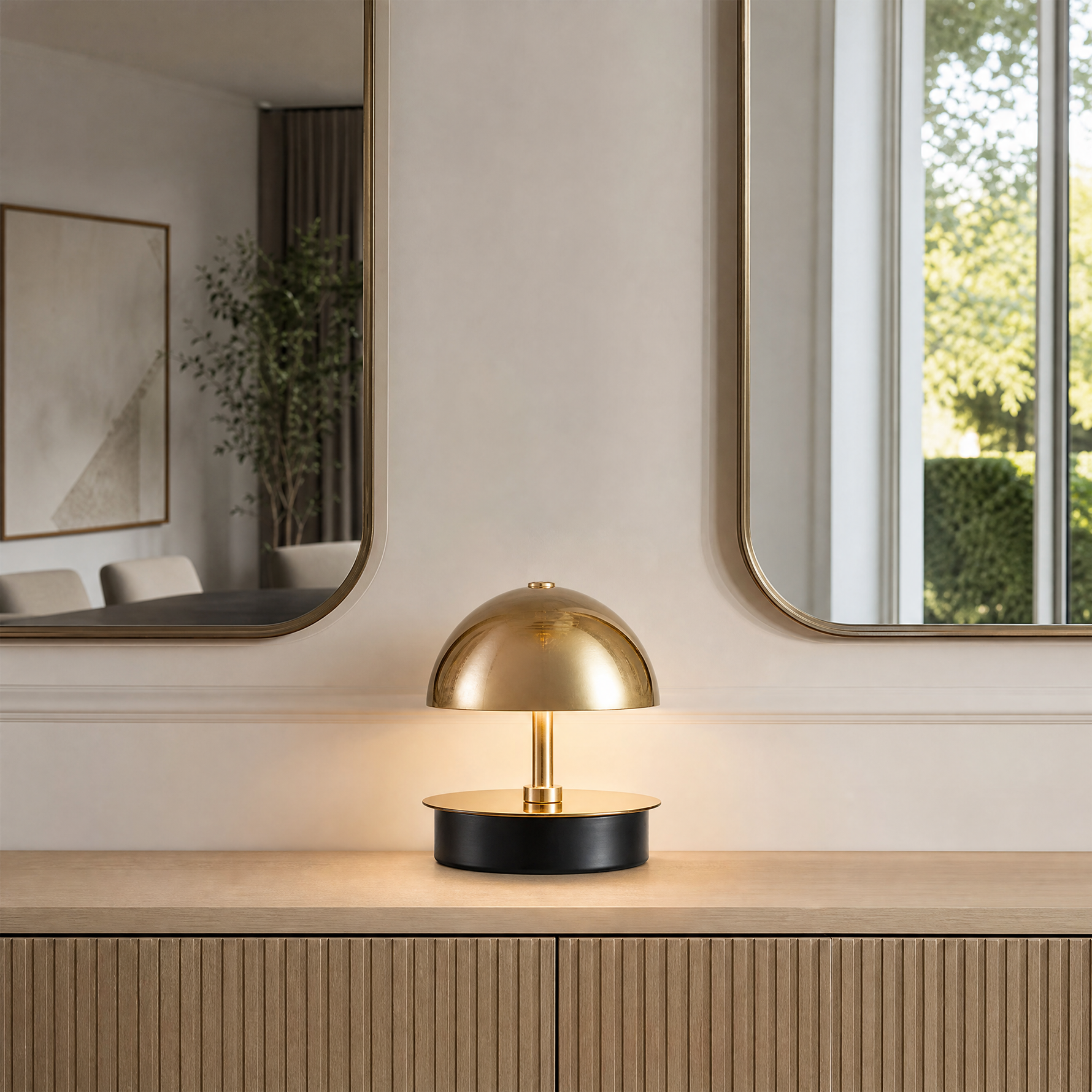 Glorious Frosted Glass Table Lamp