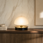 Glorious Frosted Glass Table Lamp