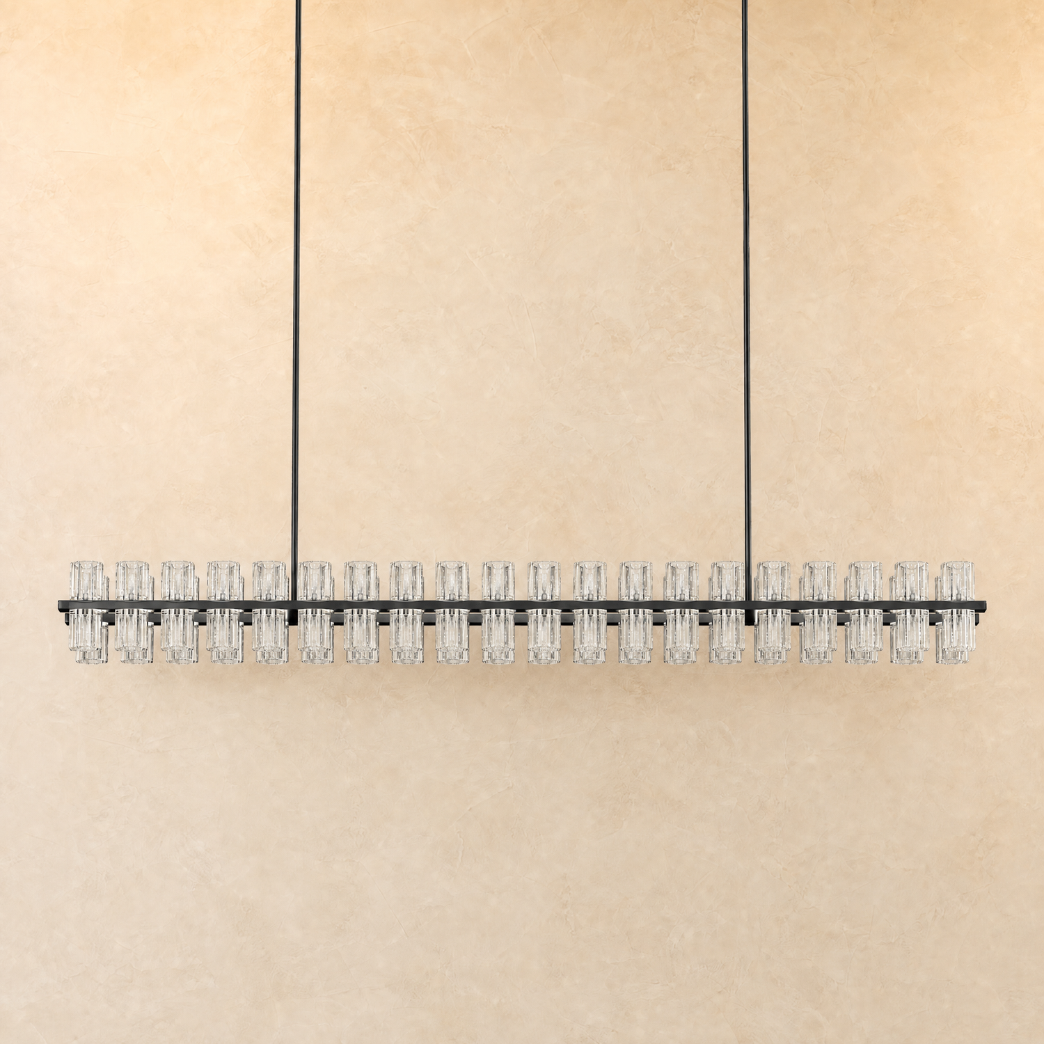 Goblet Duo Linear Dining Pendant 1830 - Black