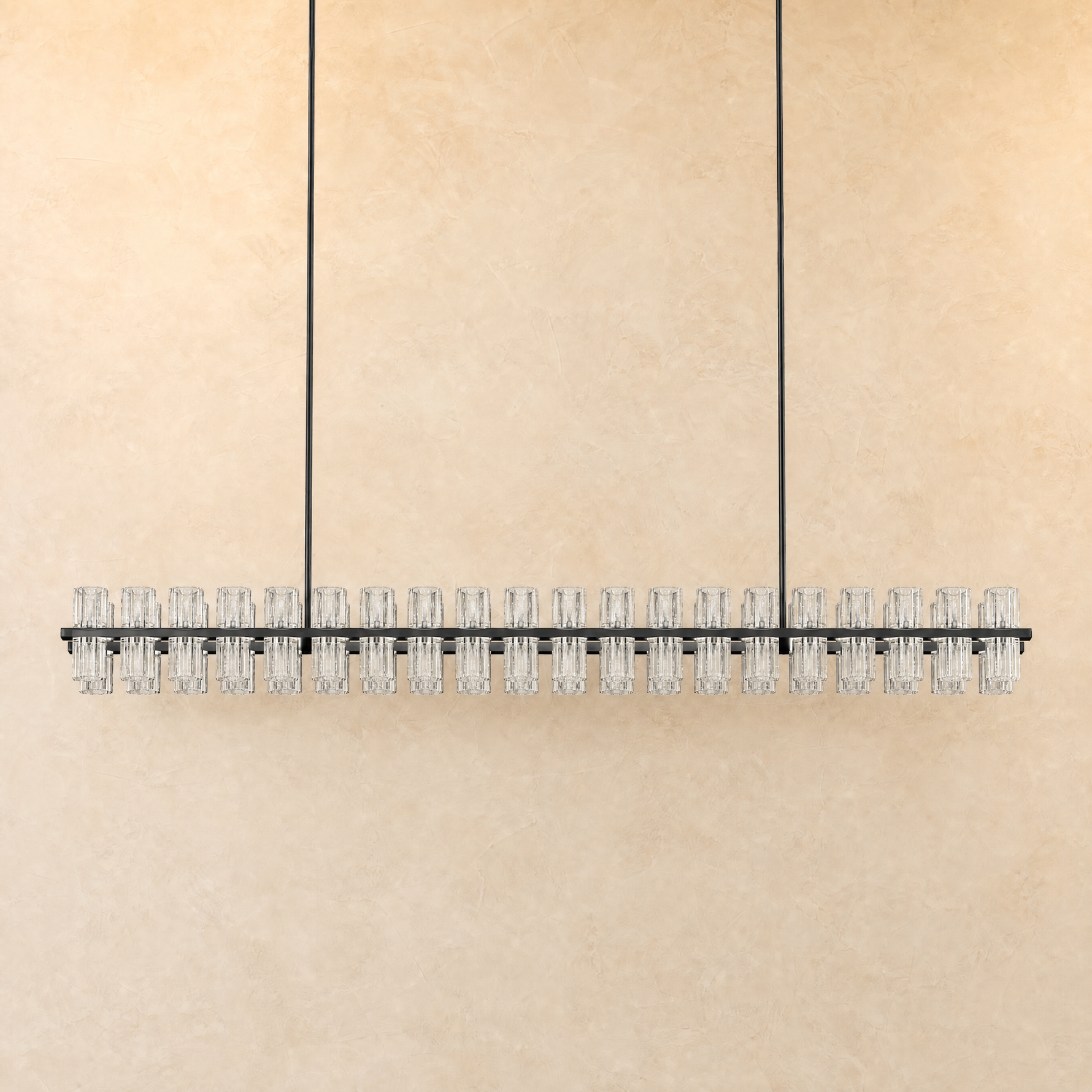 Goblet Duo Linear Dining Pendant 1830 - Black