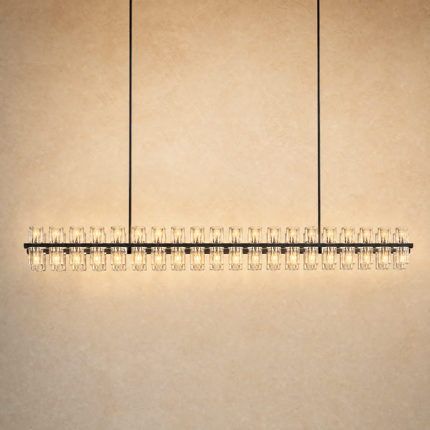 Goblet Duo Linear Dining Pendant 1830 - Black