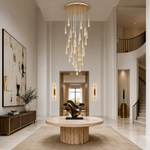 Goccia Glass Raindrop Round Chandelier