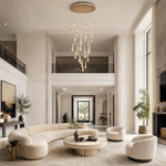 Goccia Glass Raindrop Round Chandelier