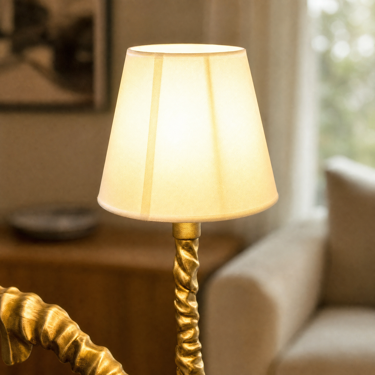 Golden Vine Sculptural Floor Lamp