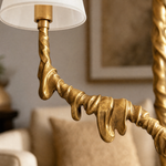 Golden Vine Sculptural Floor Lamp