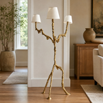 Golden Vine Sculptural Floor Lamp