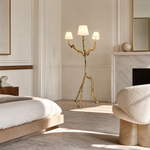 Golden Vine Sculptural Floor Lamp