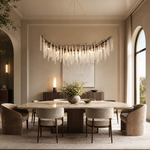 Grape Cluster Branch Chandelier 110cm - Black
