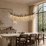 Grape Cluster Branch Chandelier 110cm - Black