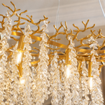 Grape Cluster Branch Chandelier 110cm - Copper