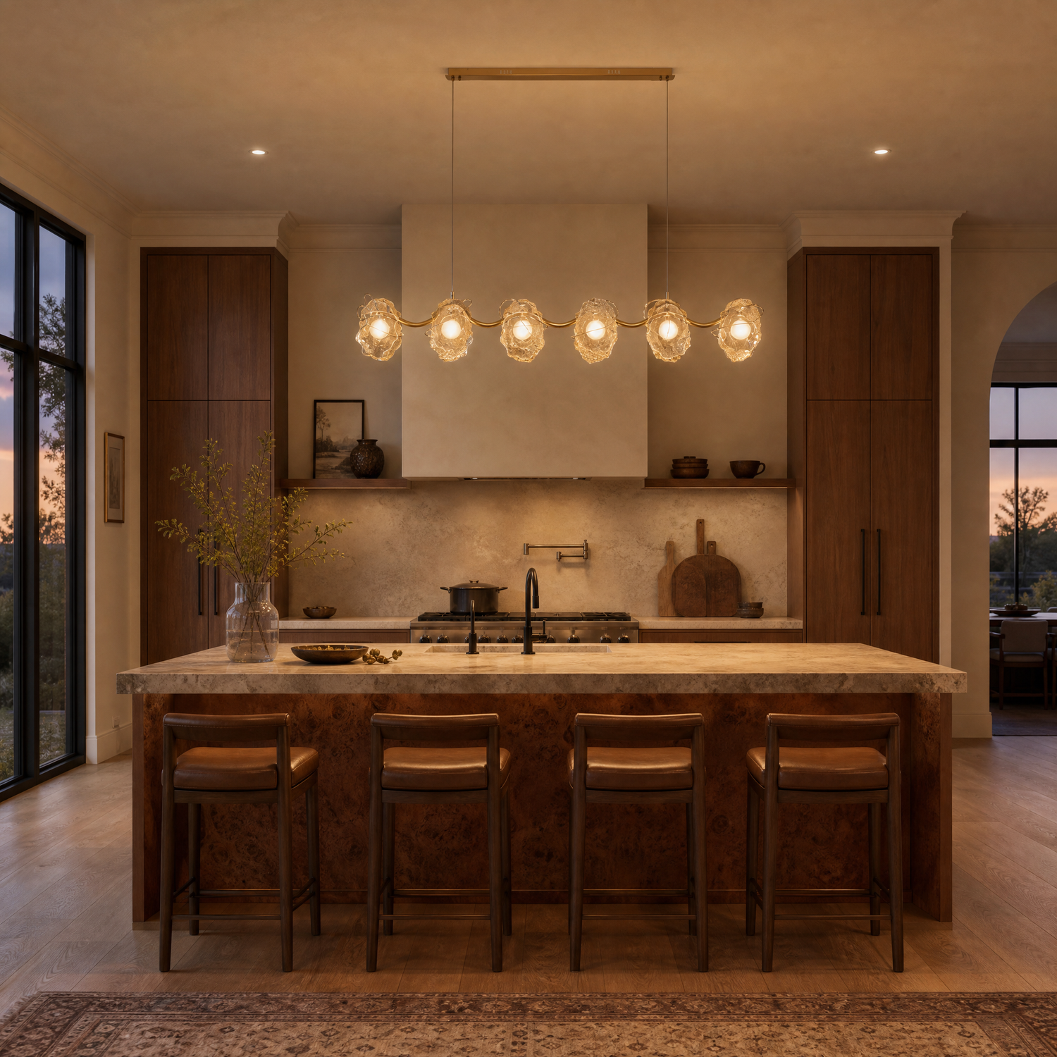 Grape Modern Dining Room Table Pendant Light