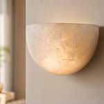 Greta Modern Alabaster Wall Sconce