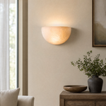 Greta Modern Alabaster Wall Sconce