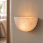 Greta Modern Alabaster Wall Sconce