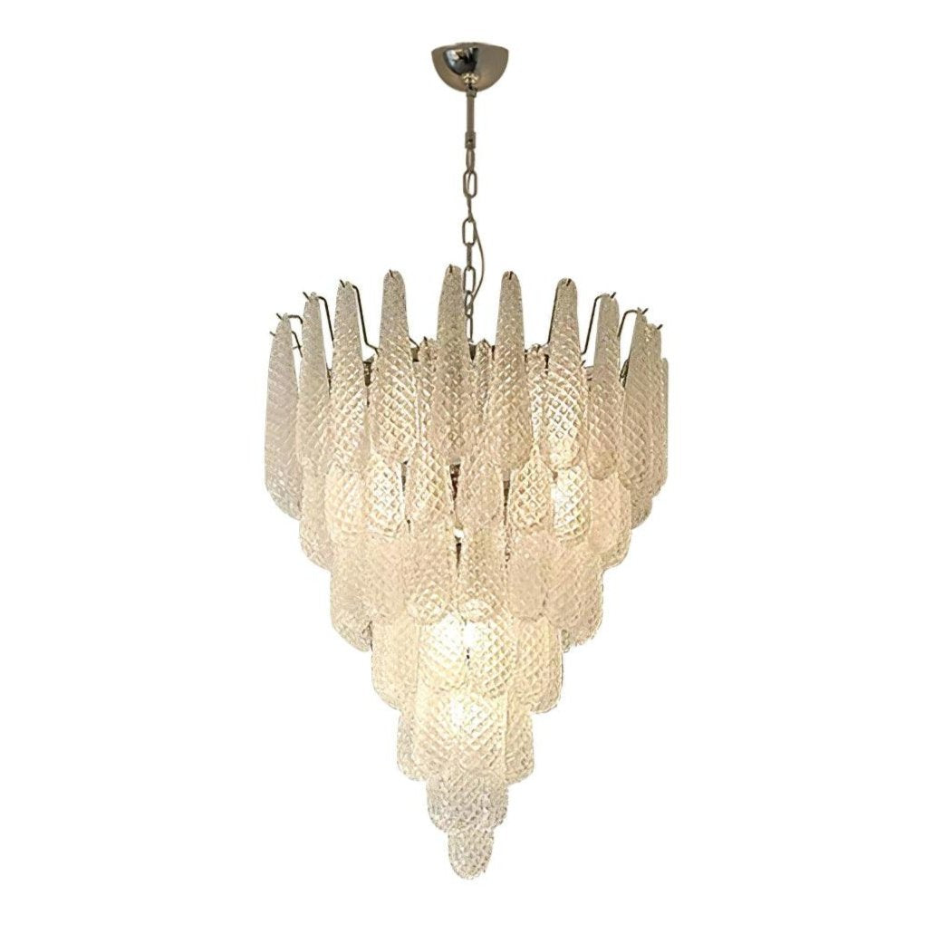 Grid Glass Waterfall Chandelier - YIOSI