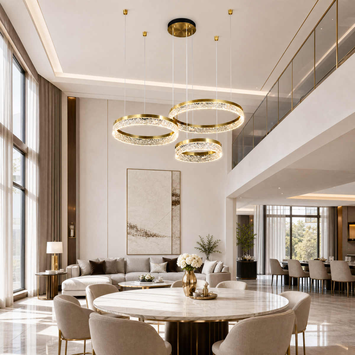 Guilin Landscape Modern Multi-Tier Cluster Chandelier