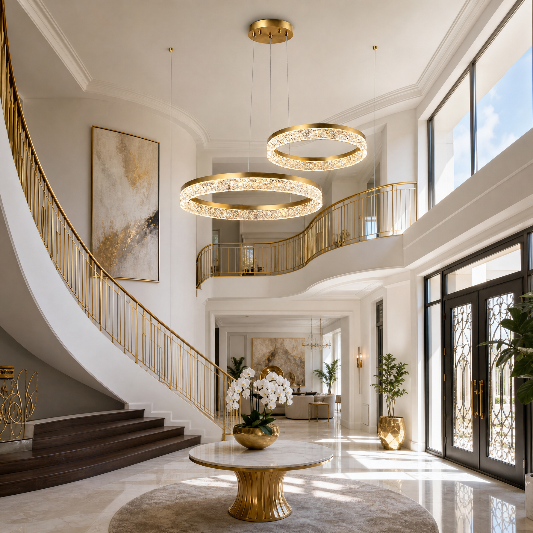 Guilin Landscape Modern Multi-Tier Cluster Chandelier