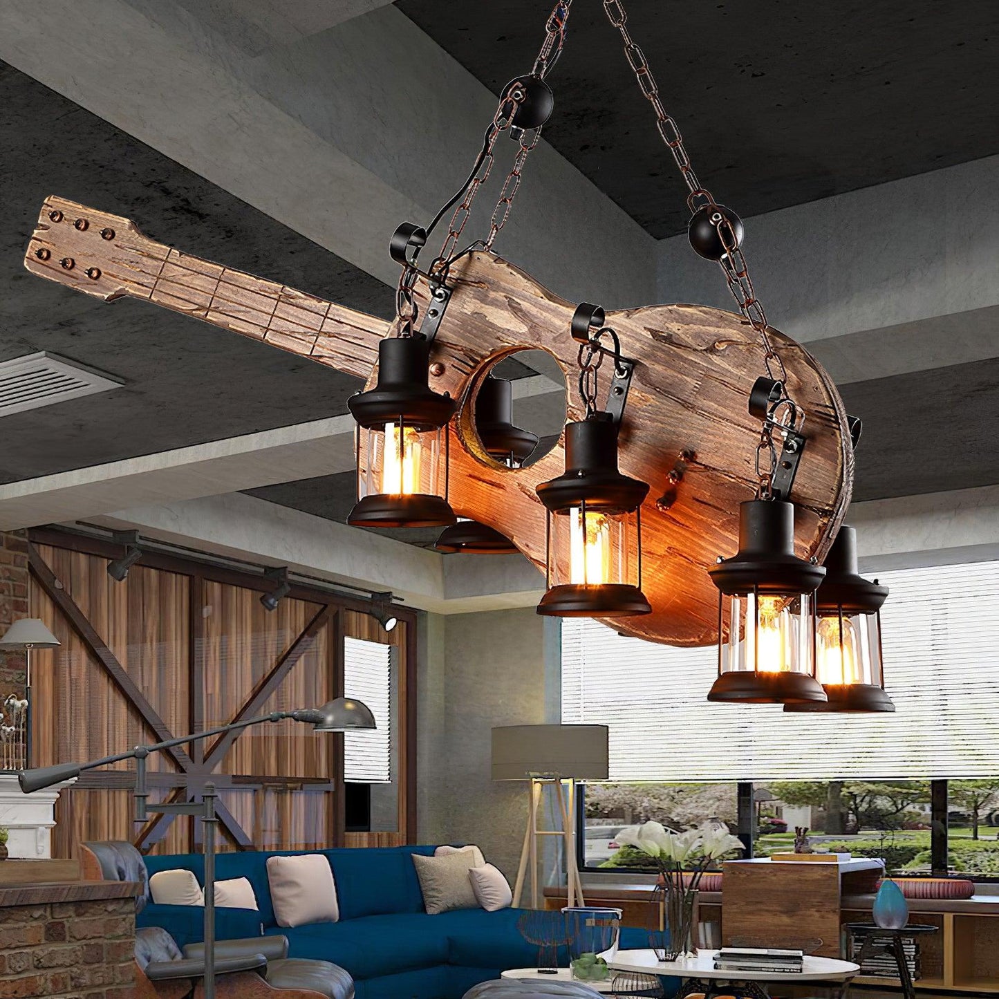 Guitar Pendant Light - YIOSI