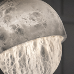 Half-Dome Alabaster Pendant Light