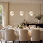 Half-Dome Alabaster Pendant Light