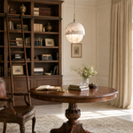 Half-Dome Alabaster Pendant Light