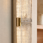 Halo Modern Linear Glass Wall Sconce