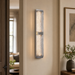 Halo Modern Linear Glass Wall Sconce