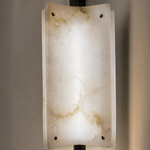 Harmon Modern Alabaster Floor Lamp 65.4" H