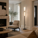 Harmon Modern Alabaster Floor Lamp 65.4" H