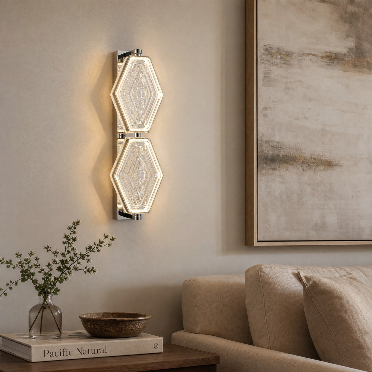 Hexon Artistic Art Deco Wall Sconce