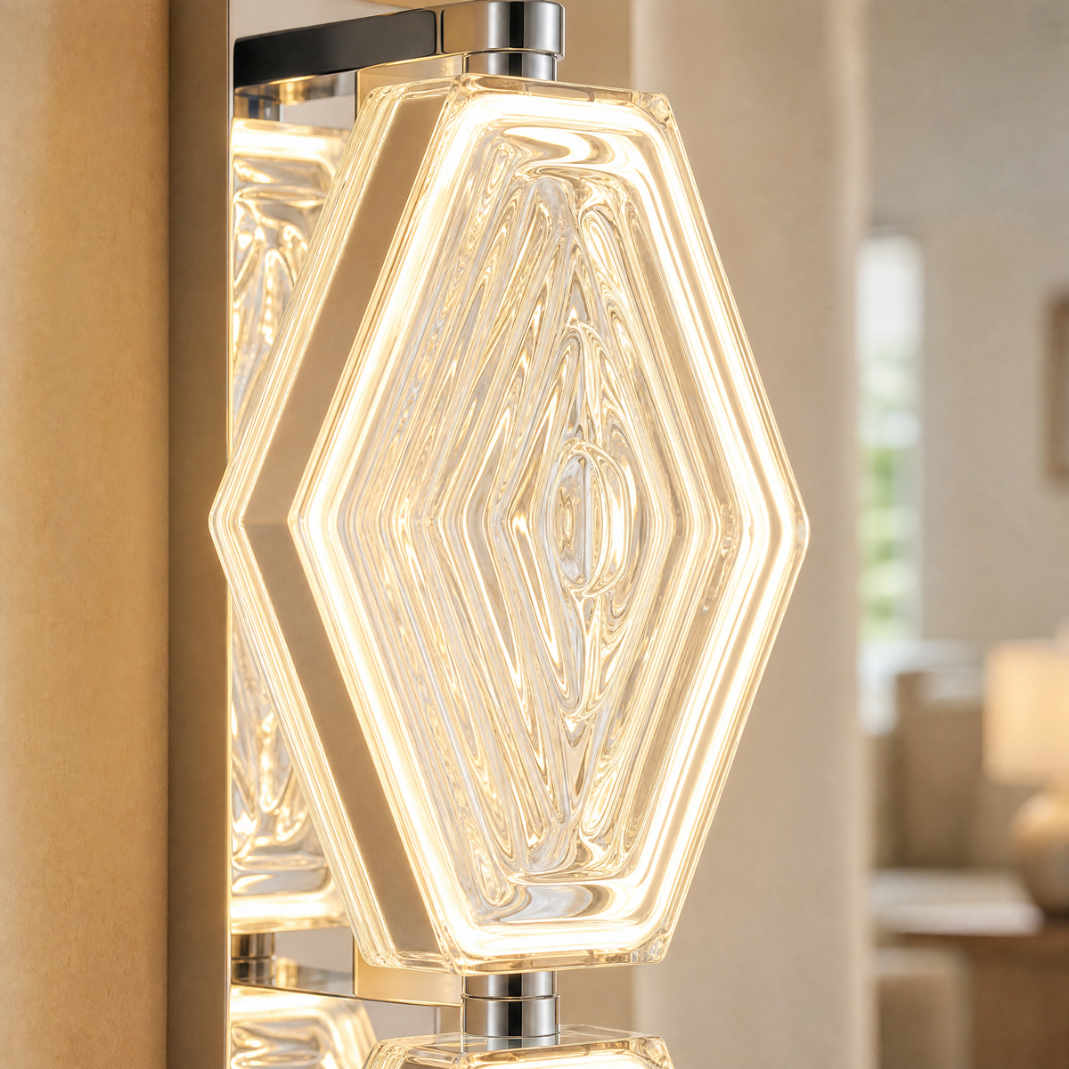 Hexon Artistic Art Deco Wall Sconce