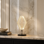 Hexon Artistic Modern Glass Table Lamp