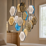 Hexon Modern Cascading Art Deco Chandelier