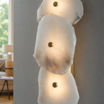 Hollis Modern Alabaster Linear Wall Sconce