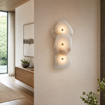 Hollis Modern Alabaster Linear Wall Sconce