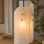 Hollis Modern Alabaster Pendant Light