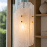 Hollis Modern Alabaster Pendant Light