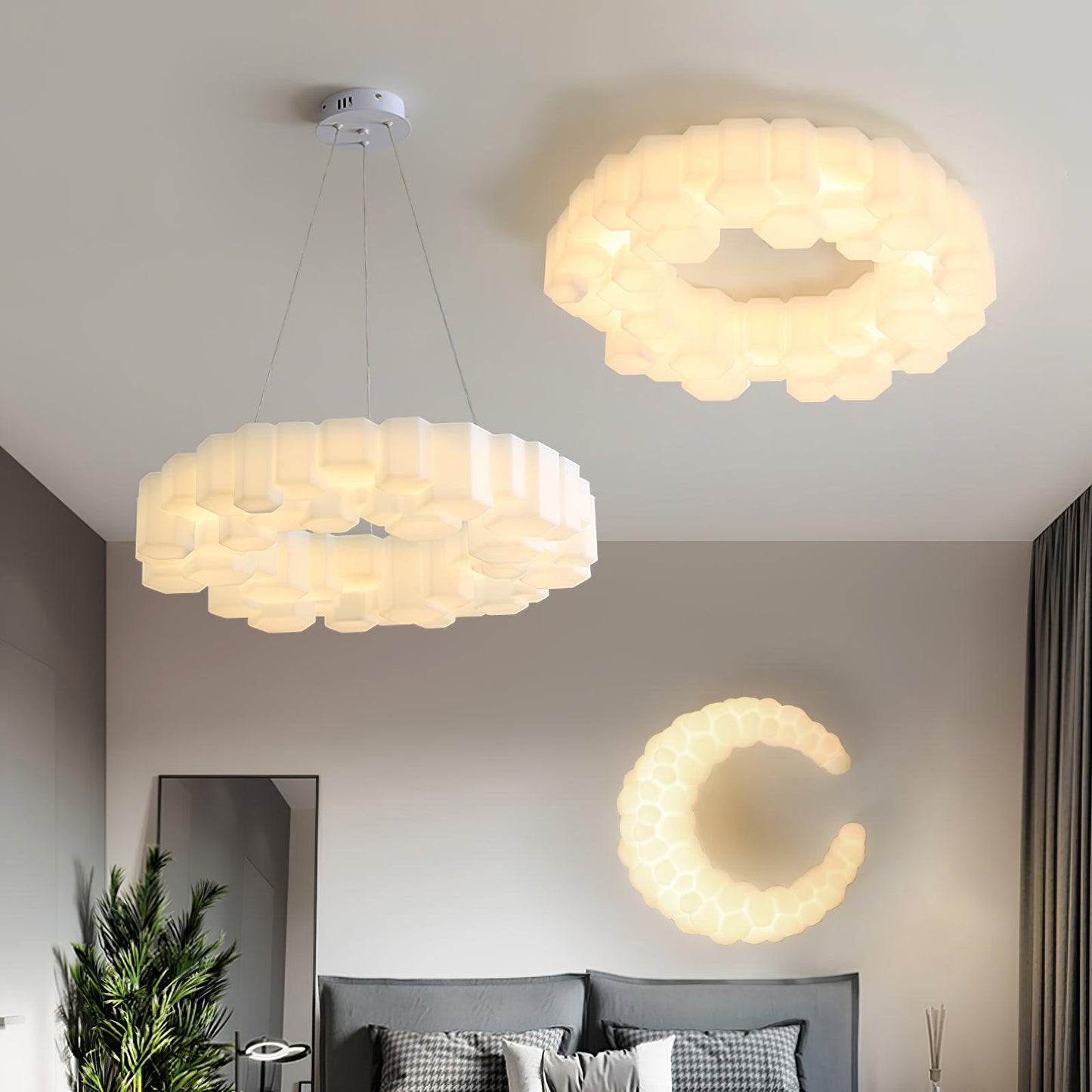 Honeycomb Chandelier - YIOSI