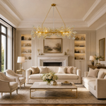 Horse Eye Double-layer Branch Staircase Light - Gold 2300
